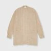 Tatum Cardigan In Light Natural Baby Alpaca/Baby Camel Hair Blend