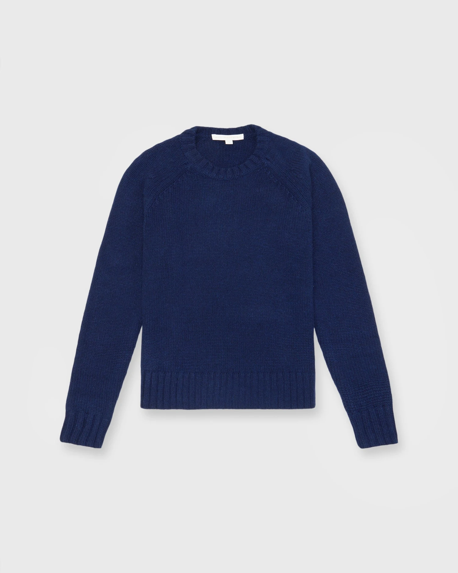 Eli Mid-Gauge Crewneck Sweater In Bright Navy Cashmere 1 Eli Mid-Gauge Crewneck Sweater In Bright Navy Cashmere