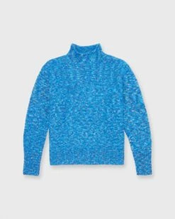 Stevie Sweater In Blue Multi Confetti Alpaca Blend