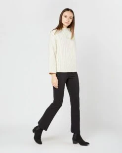 Jocelyn Aran Sweater In Ivory Wool/Baby Alpaca Blend 9 Jocelyn Aran Sweater In Ivory Wool/Baby Alpaca Blend -HERNO || ULLA JOHNSON || A.P.C. Shop S71450 4261