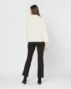 Jocelyn Aran Sweater In Ivory Wool/Baby Alpaca Blend 10 Jocelyn Aran Sweater In Ivory Wool/Baby Alpaca Blend -HERNO || ULLA JOHNSON || A.P.C. Shop S71450 4293