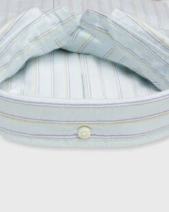 Button-Down Sport Shirt In Lovat Multi Stripe Oxford 5 Button-Down Sport Shirt In Lovat Multi Stripe Oxford -HERNO || ULLA JOHNSON || A.P.C. Shop S71718 345