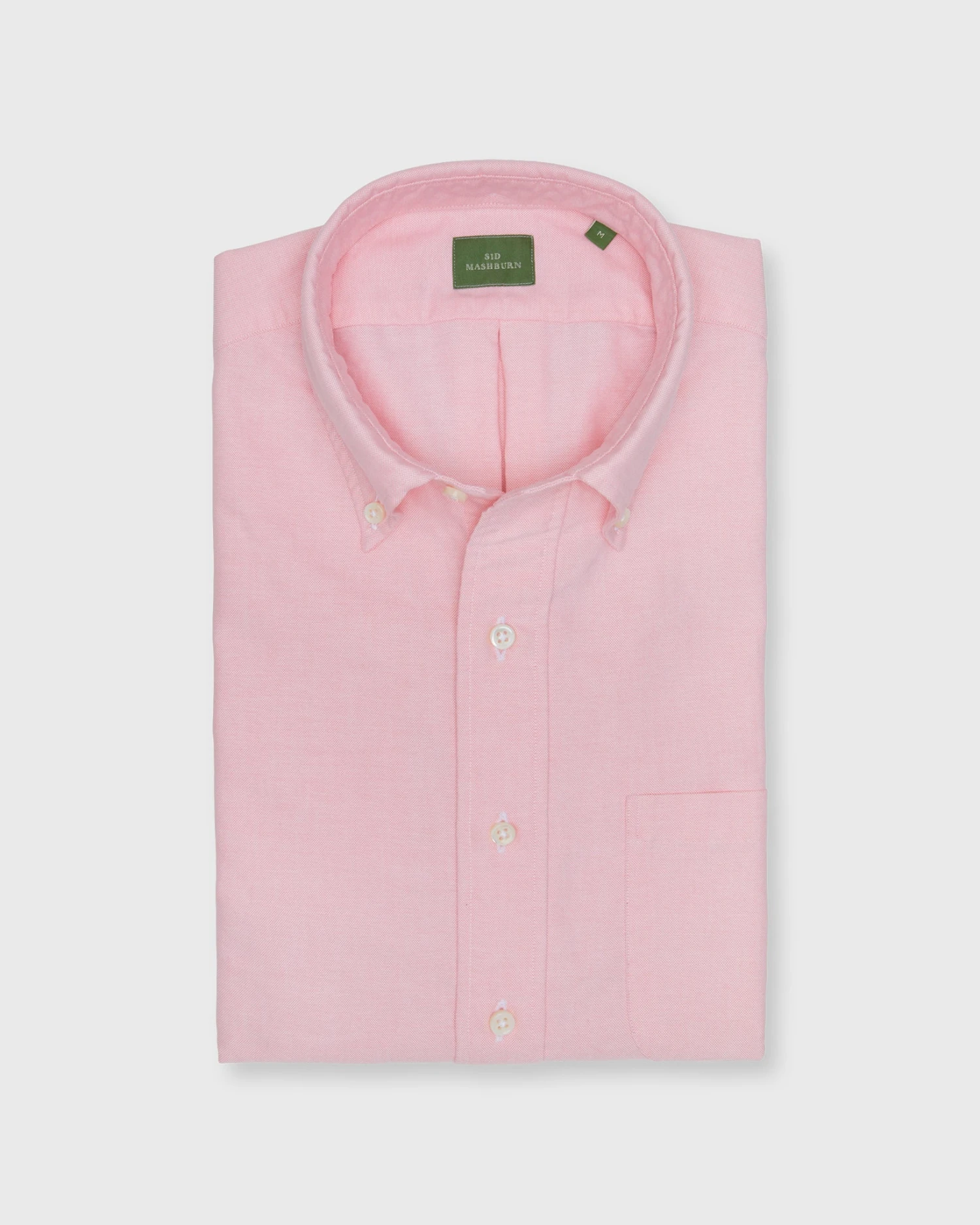 Button-Down Sport Shirt In Peach Oxford 1 Button-Down Sport Shirt In Peach Oxford