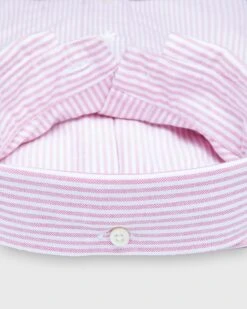 Button-Down Sport Shirt In Berry University Stripe Oxford -HERNO || ULLA JOHNSON || A.P.C. Shop S71730 253