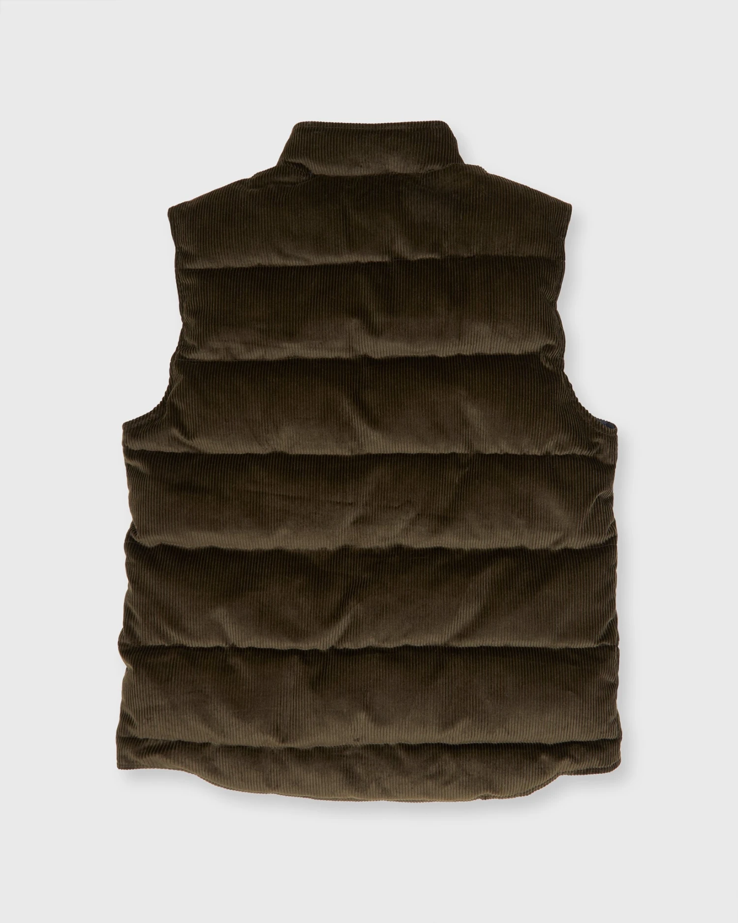 Cashball Vest In Chocolate Corduroy 2 Cashball Vest In Chocolate Corduroy - Image 2