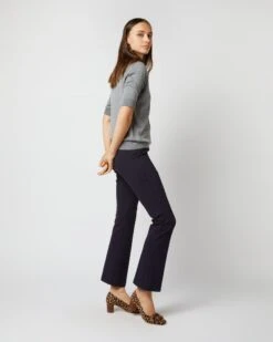 Half-Sleeved Georgina Sweater In Oxford Grey Cashmere 13 Half-Sleeved Georgina Sweater In Oxford Grey Cashmere -HERNO || ULLA JOHNSON || A.P.C. Shop S71890 1235