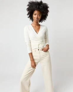 Ballerina Sweater In Starch Cotton/Cashmere -HERNO || ULLA JOHNSON || A.P.C. Shop S71891 2579