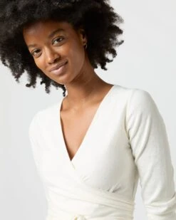 Ballerina Sweater In Starch Cotton/Cashmere -HERNO || ULLA JOHNSON || A.P.C. Shop S71891 2588