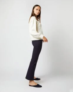 Lacey Sweater In Ivory Organic Cotton/Baby Alpaca 11 Lacey Sweater In Ivory Organic Cotton/Baby Alpaca -HERNO || ULLA JOHNSON || A.P.C. Shop S71895 1066