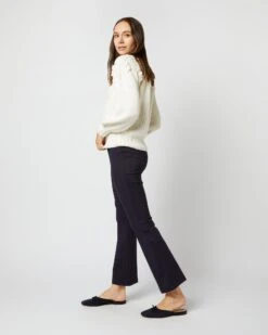 Lacey Sweater In Ivory Organic Cotton/Baby Alpaca 12 Lacey Sweater In Ivory Organic Cotton/Baby Alpaca -HERNO || ULLA JOHNSON || A.P.C. Shop S71895 1080