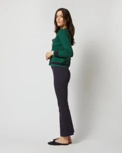 Katie Cardigan In Green/Navy Cotton/Cashmere -HERNO || ULLA JOHNSON || A.P.C. Shop S71897 2513