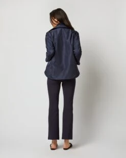 Kimono Shirt Jacket In Navy Taffeta 10 Kimono Shirt Jacket In Navy Taffeta -HERNO || ULLA JOHNSON || A.P.C. Shop S71904 3183