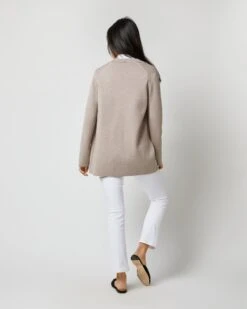 Bernadette Jacket In Heather Stone Merino Wool -HERNO || ULLA JOHNSON || A.P.C. Shop S71941 4217