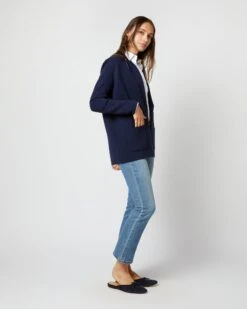 Bernadette Jacket In Navy Merino Wool -HERNO || ULLA JOHNSON || A.P.C. Shop S71942 2256