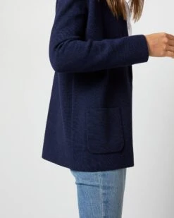 Bernadette Jacket In Navy Merino Wool -HERNO || ULLA JOHNSON || A.P.C. Shop S71942 2325