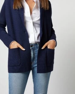 Bernadette Jacket In Navy Merino Wool -HERNO || ULLA JOHNSON || A.P.C. Shop S71942 2331