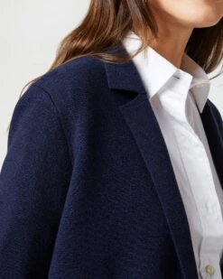 Bernadette Jacket In Navy Merino Wool -HERNO || ULLA JOHNSON || A.P.C. Shop S71942 2351