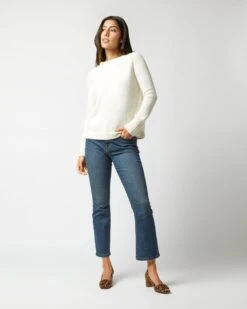 Golightly Sweater In Ivory Cashmere