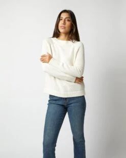 Golightly Sweater In Ivory Cashmere -HERNO || ULLA JOHNSON || A.P.C. Shop S72046 594