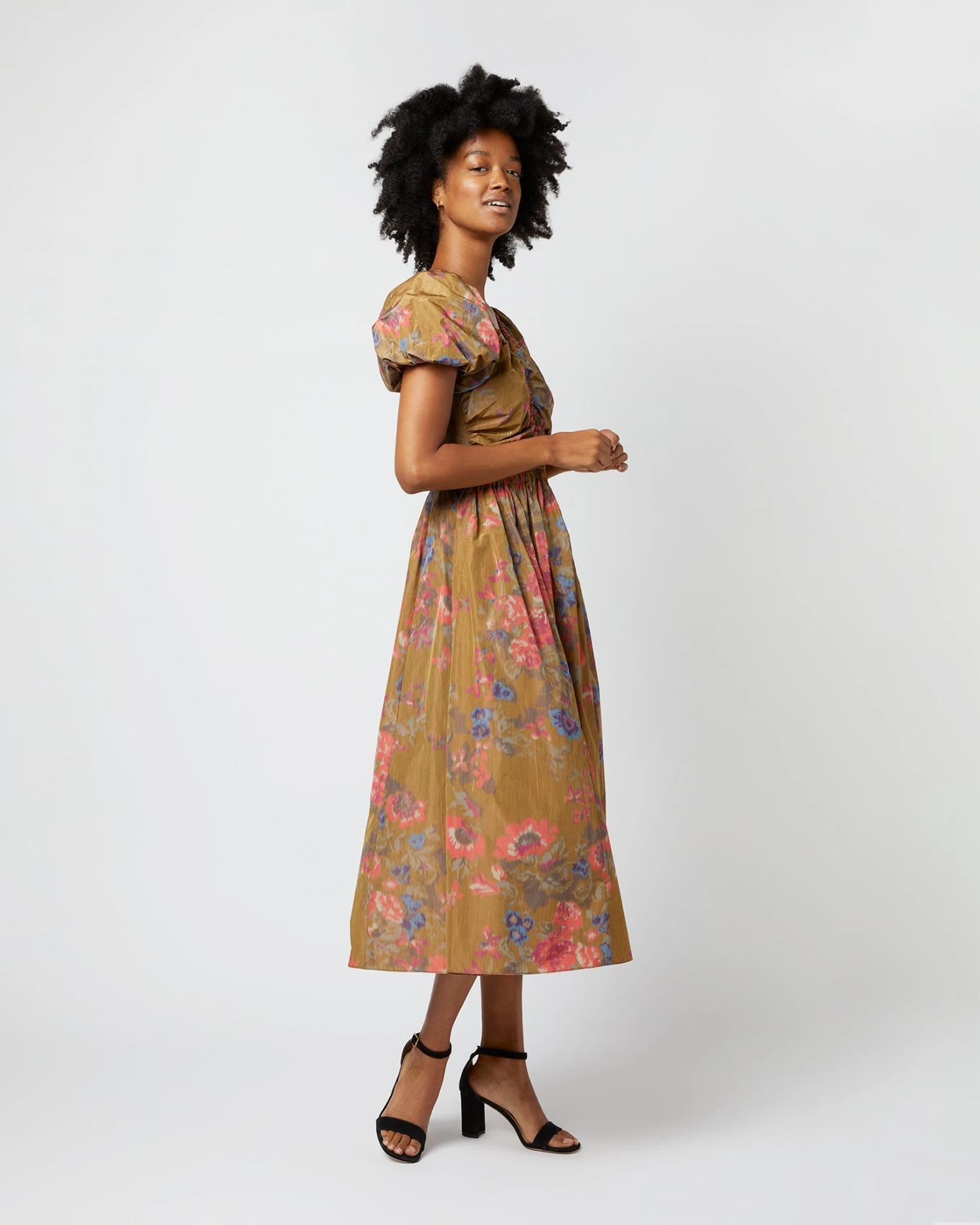 ULLA JOHNSON Cecile Dress In Bamboo Bam 5 ULLA JOHNSON Cecile Dress In Bamboo Bam - Image 5