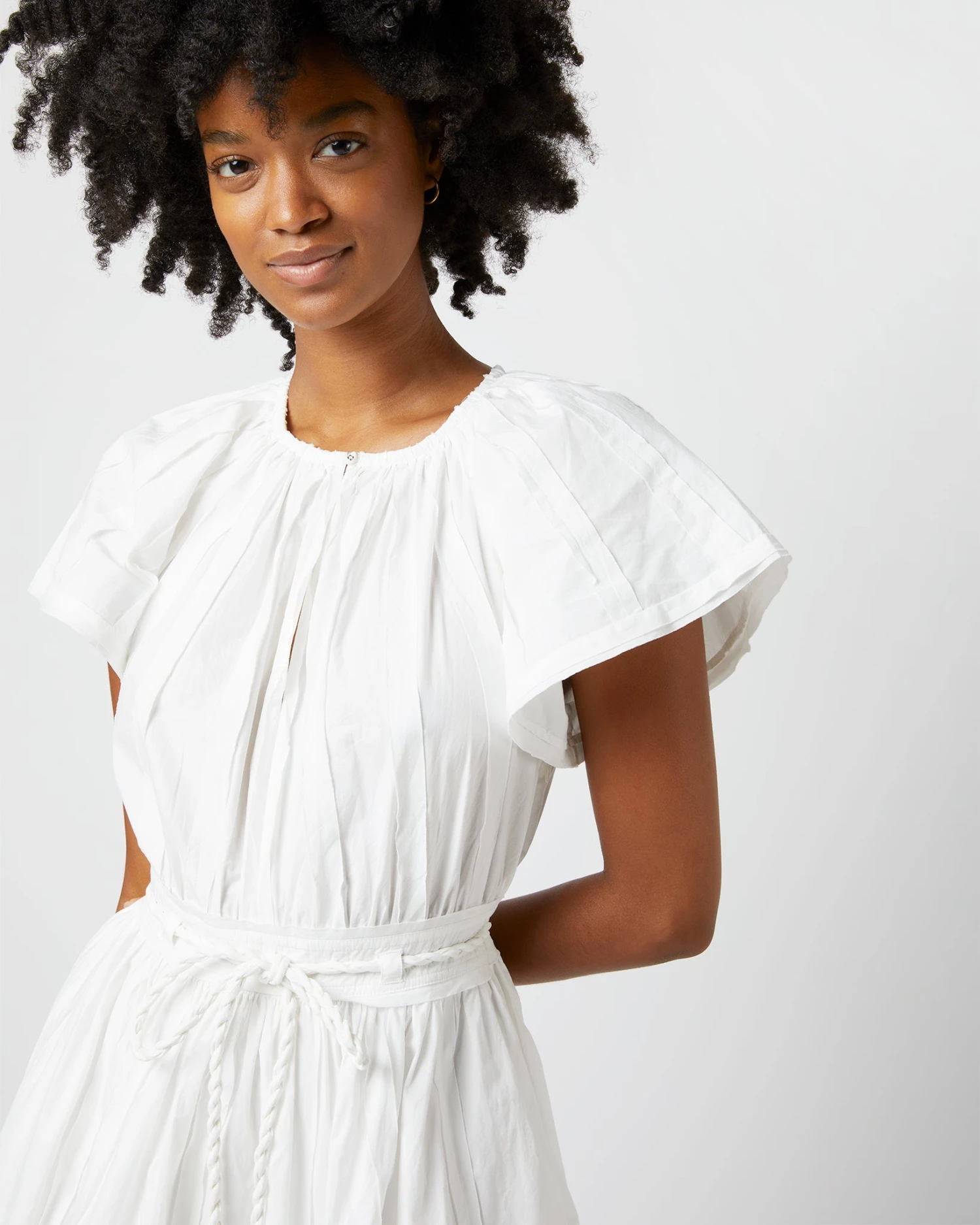 ULLA JOHNSON Jessa Dress In Pristine 2 ULLA JOHNSON Jessa Dress In Pristine - Image 2