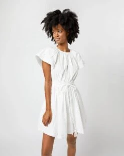 ULLA JOHNSON Jessa Dress In Pristine 12 ULLA JOHNSON Jessa Dress In Pristine -HERNO || ULLA JOHNSON || A.P.C. Shop S72110 154