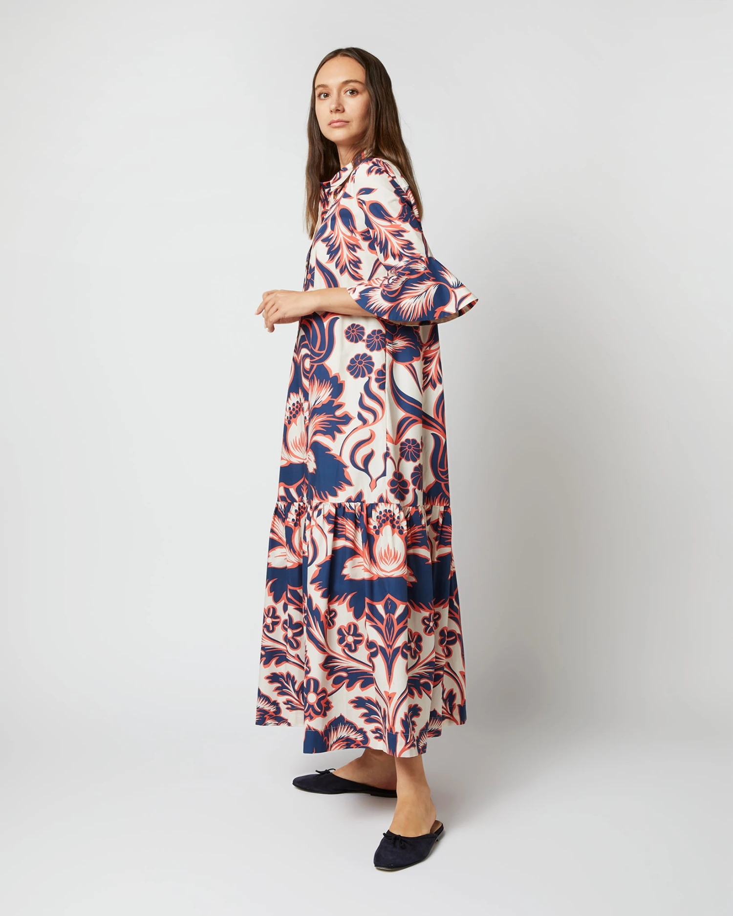 Artemis Dress In Va-Va Summer Popeline 2 Artemis Dress In Va-Va Summer Popeline - Image 2