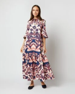 Artemis Dress In Va-Va Summer Popeline