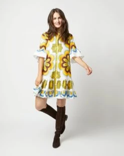 Choux Dress In Ciccio Cotton Popeline