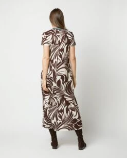 Sporty Swing Dress In Watermarble Jersey -HERNO || ULLA JOHNSON || A.P.C. Shop S72135 504