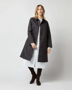 Mackintosh Banton Coat In Black