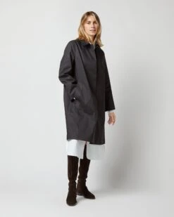 Mackintosh Banton Coat In Black -HERNO || ULLA JOHNSON || A.P.C. Shop S72263 505