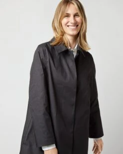 Mackintosh Banton Coat In Black -HERNO || ULLA JOHNSON || A.P.C. Shop S72263 536