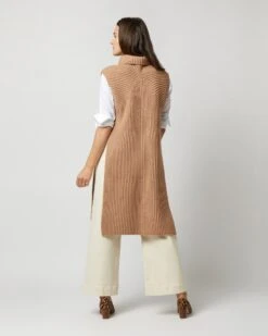 Joseph Tunic Cardigan Stitch Sweater In Warm Taupe 10 Joseph Tunic Cardigan Stitch Sweater In Warm Taupe -HERNO || ULLA JOHNSON || A.P.C. Shop S72267 1695