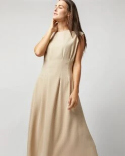 Joseph Delma Dress In Parchment -HERNO || ULLA JOHNSON || A.P.C. Shop S72268 655