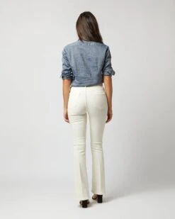 The High Waisted Weekender Skimp Jean In Marshmallow -HERNO || ULLA JOHNSON || A.P.C. Shop S72271 1253