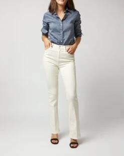 The High Waisted Weekender Skimp Jean In Marshmallow -HERNO || ULLA JOHNSON || A.P.C. Shop S72271 1334