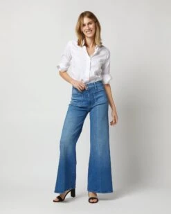 The Patch Pocket Roller Jean In Eager Beaver