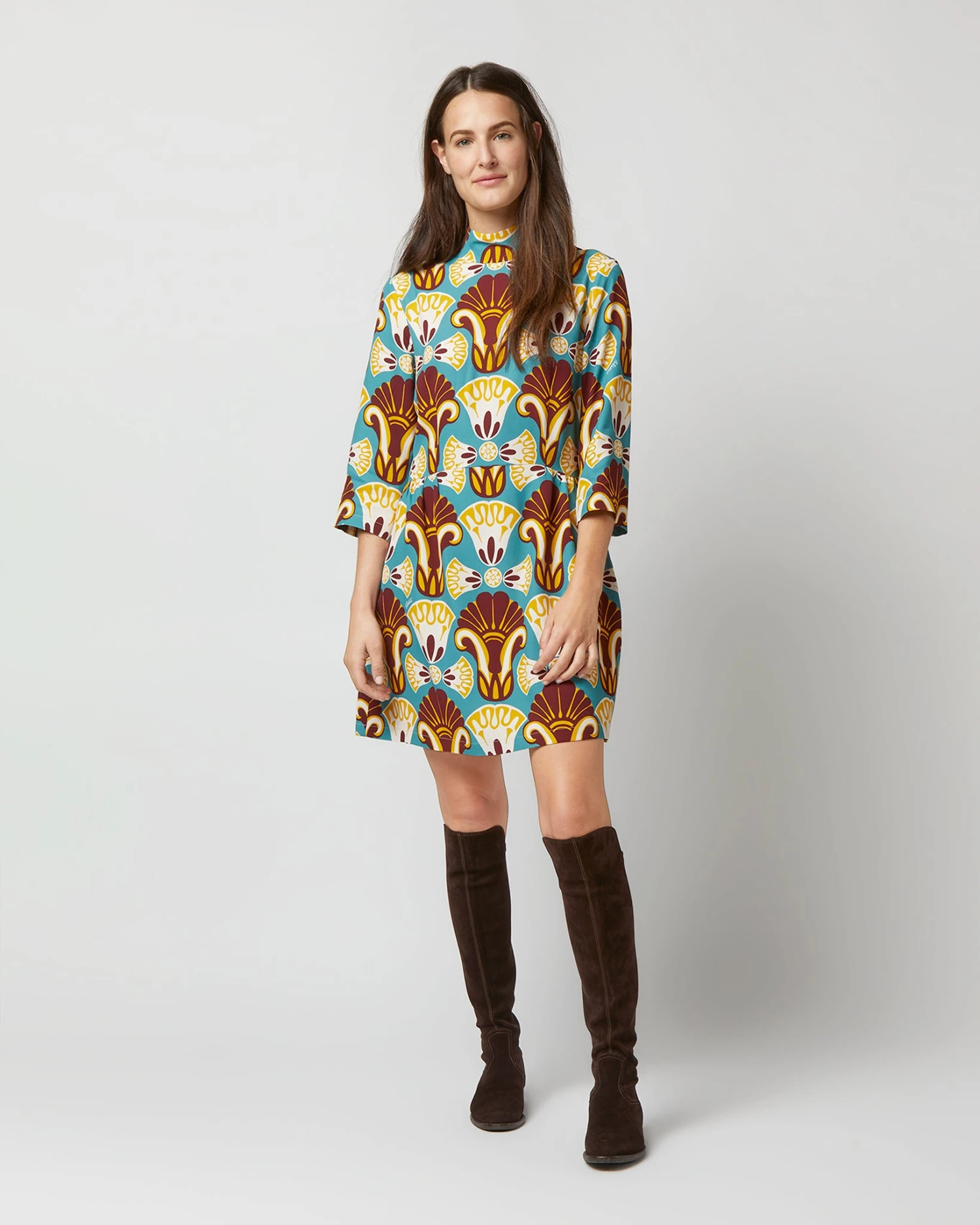 Juliet Dress In Dendera Light Blue Sablé Satin 1 Juliet Dress In Dendera Light Blue Sablé Satin