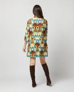 Juliet Dress In Dendera Light Blue Sablé Satin 9 Juliet Dress In Dendera Light Blue Sablé Satin -HERNO || ULLA JOHNSON || A.P.C. Shop S72343 136