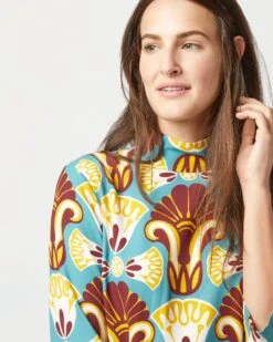 Juliet Dress In Dendera Light Blue Sablé Satin 13 Juliet Dress In Dendera Light Blue Sablé Satin -HERNO || ULLA JOHNSON || A.P.C. Shop S72343 179