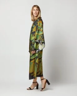 Magnifico Midi Dress In The Nile Placée Black Silk Twill 10 Magnifico Midi Dress In The Nile Placée Black Silk Twill -HERNO || ULLA JOHNSON || A.P.C. Shop S72350 244
