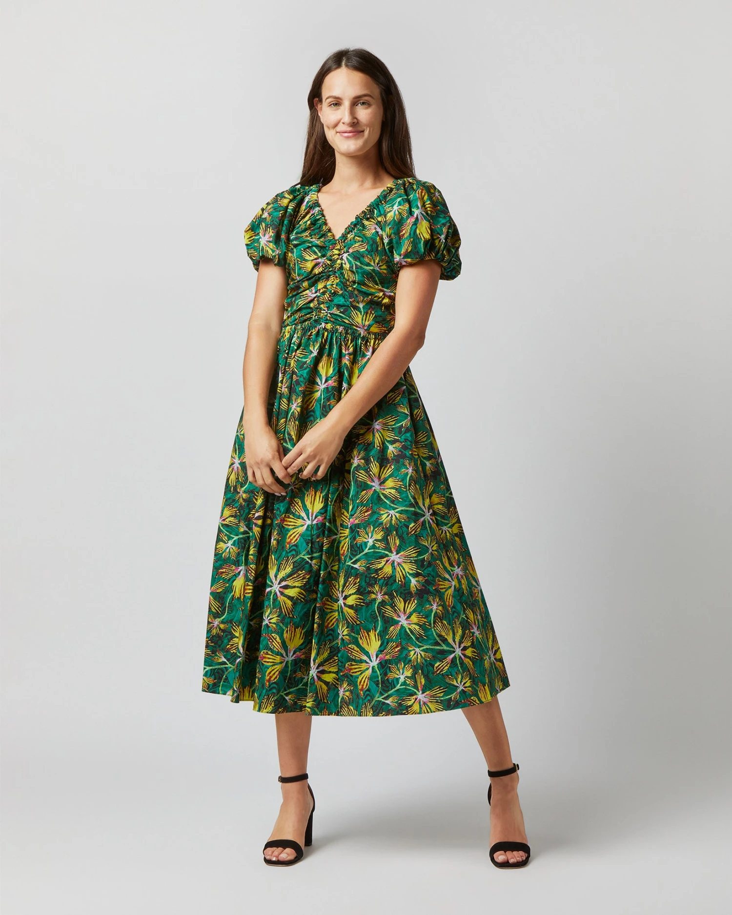 ULLA JOHNSON Cecile Dress In Tigerlily 1 ULLA JOHNSON Cecile Dress In Tigerlily