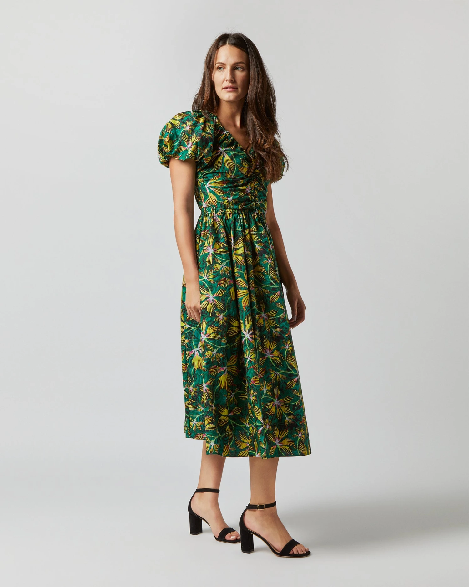 ULLA JOHNSON Cecile Dress In Tigerlily 7 ULLA JOHNSON Cecile Dress In Tigerlily - Image 7