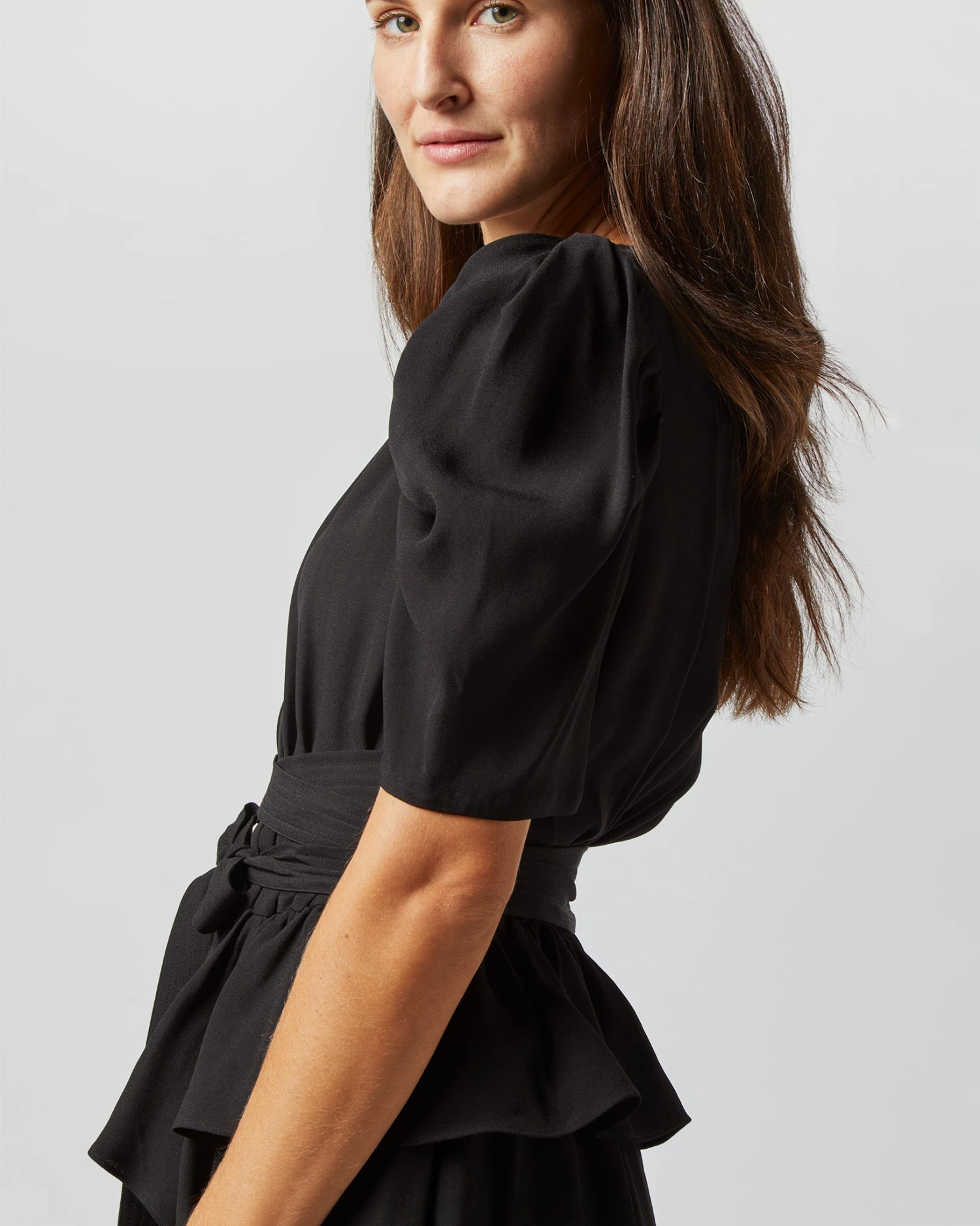 ULLA JOHNSON Marion Dress In Noir 7 ULLA JOHNSON Marion Dress In Noir - Image 7