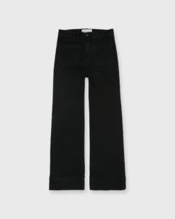 St Monica Cropped Jean In Black 2 Weeks
