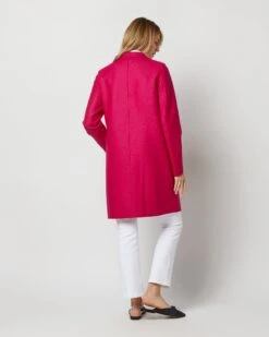 Button Up Boxy Coat In Winter Pink 13 Button Up Boxy Coat In Winter Pink -HERNO || ULLA JOHNSON || A.P.C. Shop S72681 4035