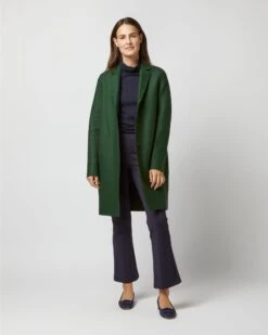 Cocoon Coat In Emerald 11 Cocoon Coat In Emerald -HERNO || ULLA JOHNSON || A.P.C. Shop S72682 2790