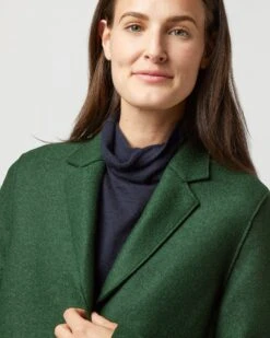 Cocoon Coat In Emerald 14 Cocoon Coat In Emerald -HERNO || ULLA JOHNSON || A.P.C. Shop S72682 2919