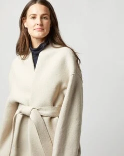 Belted Cardigan In Cream -HERNO || ULLA JOHNSON || A.P.C. Shop S72683 3241